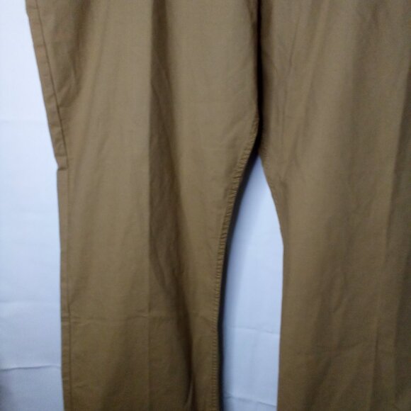 Smith's Workwear Pants Men 46 x 30 5 Pocket Canvas Relaxed Fit Khaki Tan - Picture 5 of 13